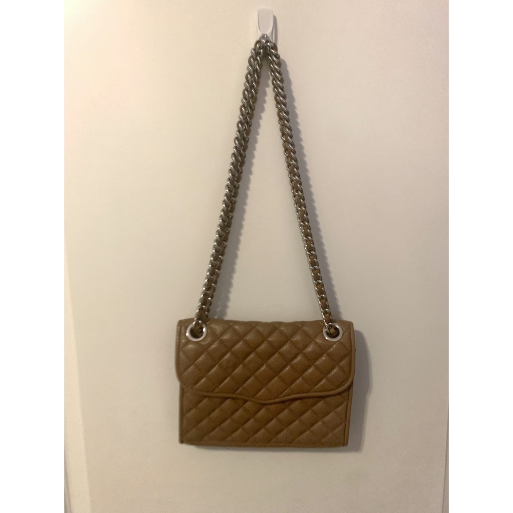 Rebecca Minkoff Leather Quilted Chain Crossbody